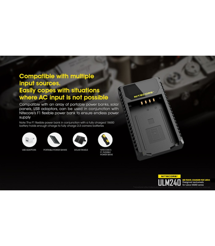 ΦΟΡΤΙΣΤΗΣ NITECORE ULM240 για Leica