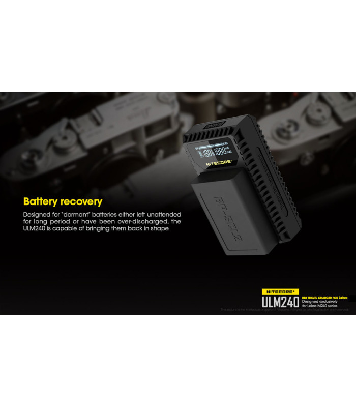 ΦΟΡΤΙΣΤΗΣ NITECORE ULM240 για Leica