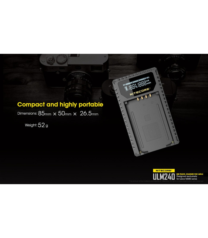 ΦΟΡΤΙΣΤΗΣ NITECORE ULM240 για Leica