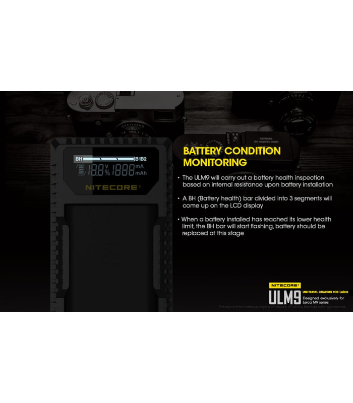 ΦΟΡΤΙΣΤΗΣ NITECORE ULM9 για Leica