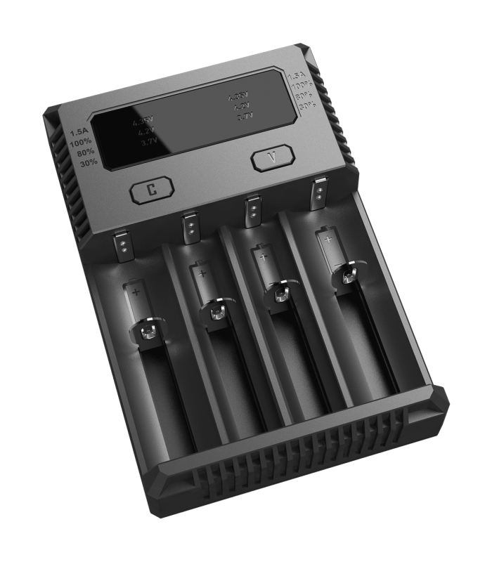 ΦΟΡΤΙΣΤΗΣ NITECORE i4, Τεσσάρων Θέσεων, New