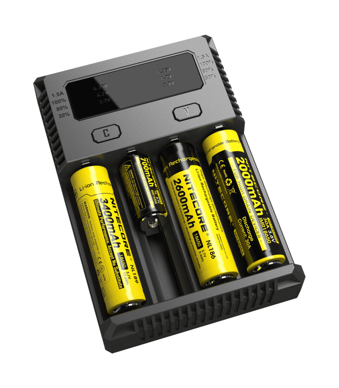 ΦΟΡΤΙΣΤΗΣ NITECORE i4, Τεσσάρων Θέσεων, New