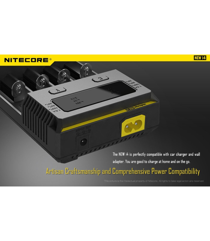 ΦΟΡΤΙΣΤΗΣ NITECORE i4, Τεσσάρων Θέσεων, New