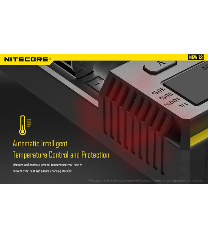 ΦΟΡΤΙΣΤΗΣ NITECORE i2EU, Δύο Θέσεων New