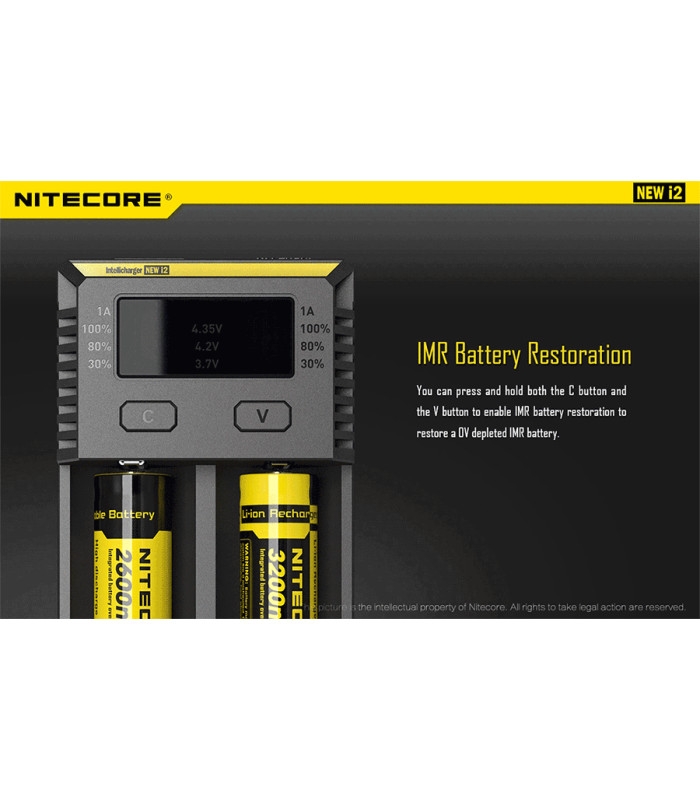 ΦΟΡΤΙΣΤΗΣ NITECORE i2EU, Δύο Θέσεων New