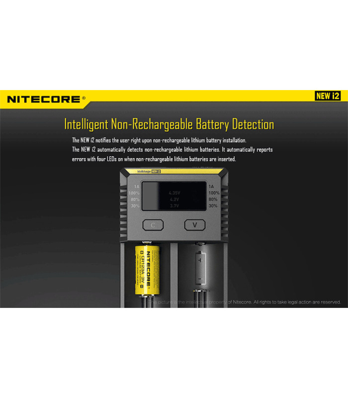 ΦΟΡΤΙΣΤΗΣ NITECORE i2EU, Δύο Θέσεων New