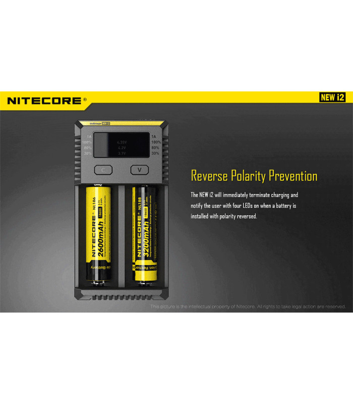 ΦΟΡΤΙΣΤΗΣ NITECORE i2EU, Δύο Θέσεων New