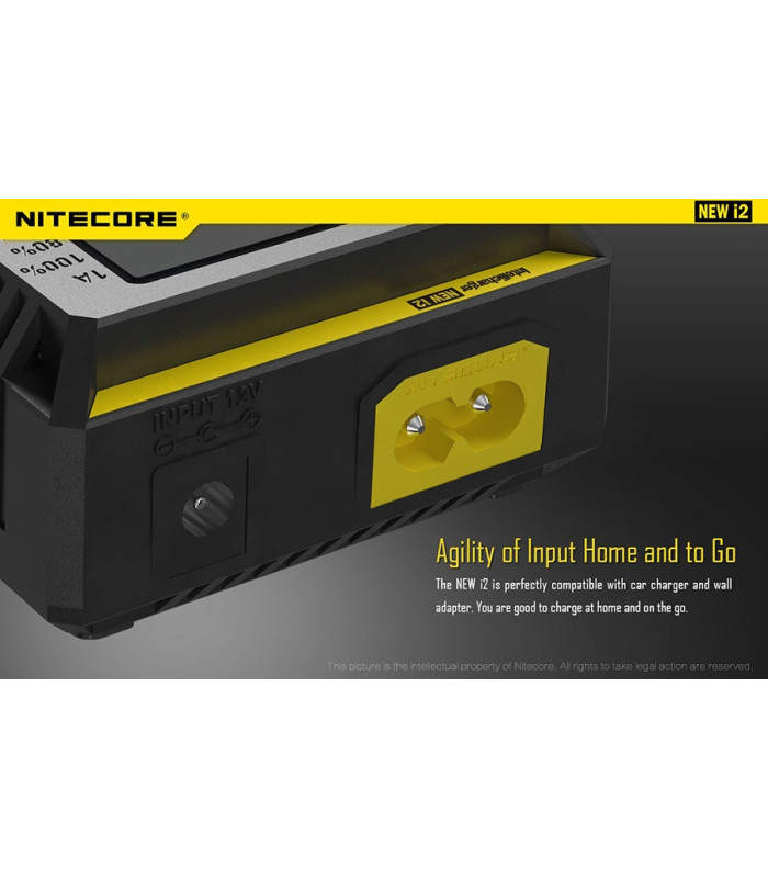 ΦΟΡΤΙΣΤΗΣ NITECORE i2EU, Δύο Θέσεων New