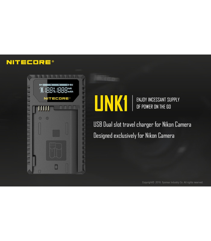 ΦΟΡΤΙΣΤΗΣ NITECORE UNK1 για NIKON