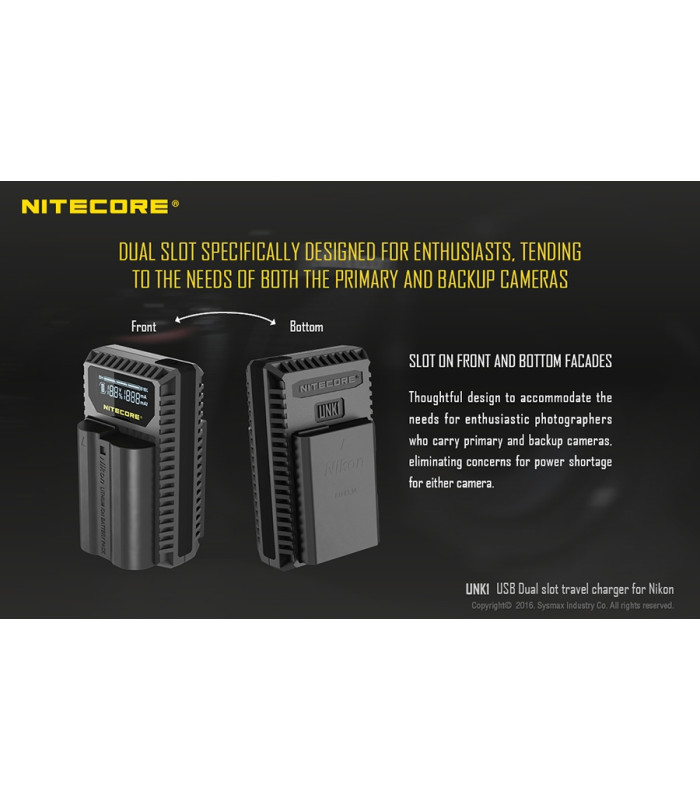 ΦΟΡΤΙΣΤΗΣ NITECORE UNK1 για NIKON