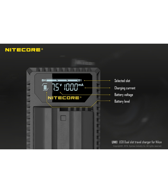 ΦΟΡΤΙΣΤΗΣ NITECORE UNK1 για NIKON