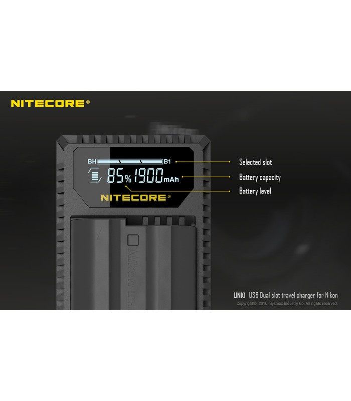 ΦΟΡΤΙΣΤΗΣ NITECORE UNK1 για NIKON