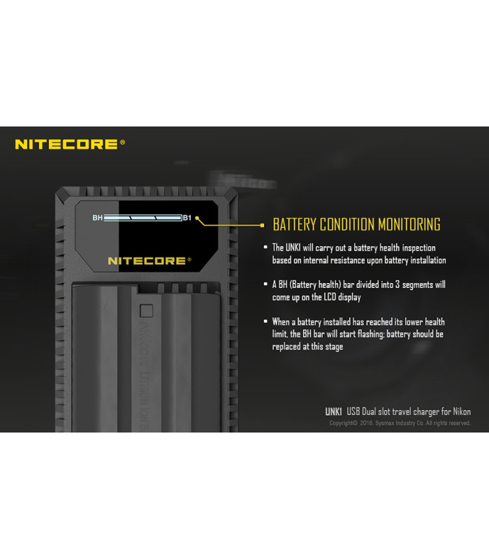 ΦΟΡΤΙΣΤΗΣ NITECORE UNK1 για NIKON