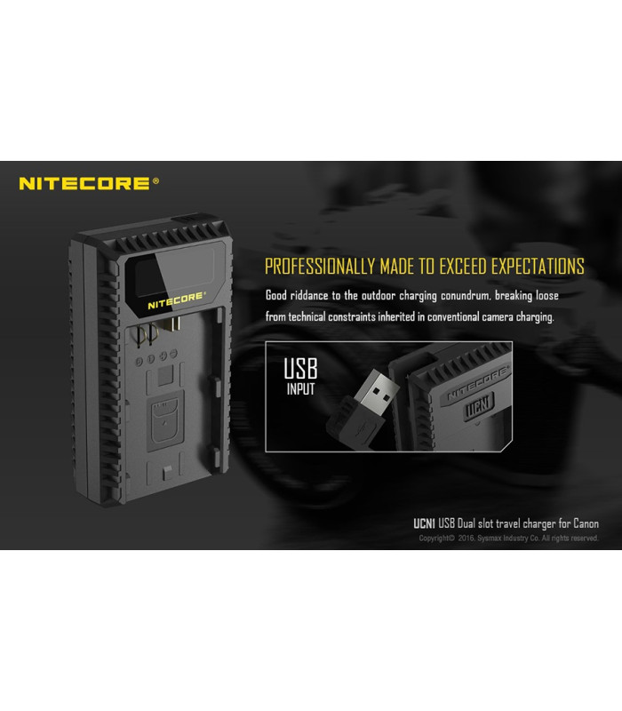 ΦΟΡΤΙΣΤΗΣ NITECORE UCN1 για CANON