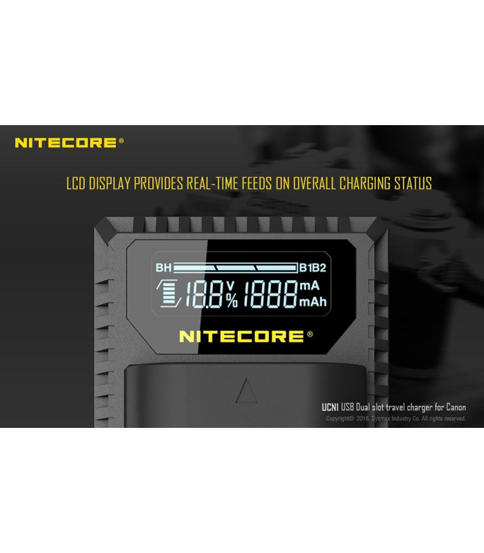 ΦΟΡΤΙΣΤΗΣ NITECORE UCN1 για CANON
