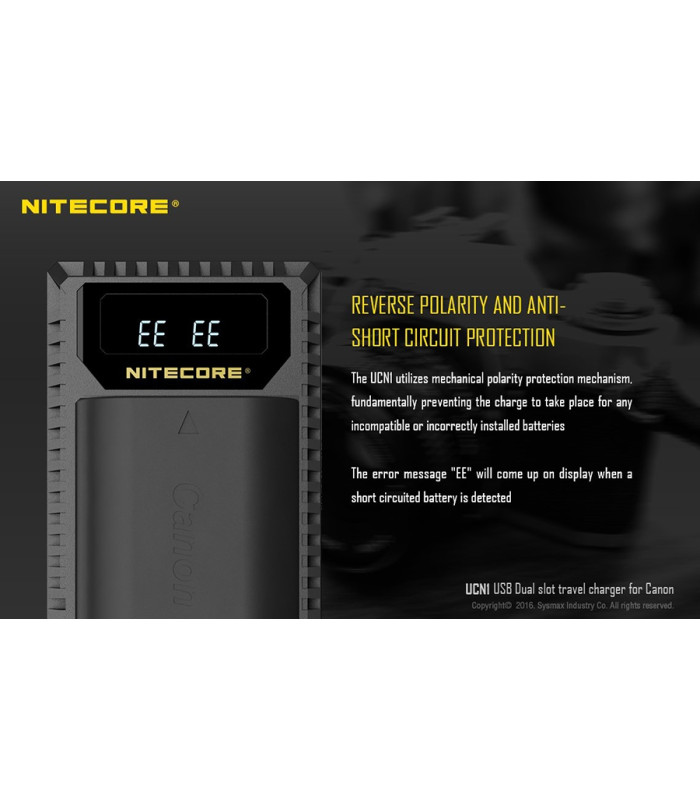 ΦΟΡΤΙΣΤΗΣ NITECORE UCN1 για CANON