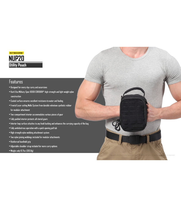 ΤΣΑΝΤΑΚΙ NITECORE TACTICAL POUCH NUP20