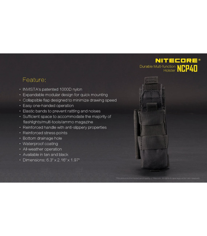 ΘΗΚΗ ΦΑΚΟΥ NITECORE NCP40 B