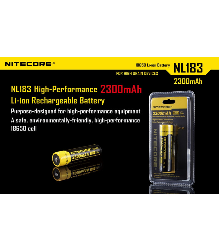 ΜΠΑΤΑΡΙΑ NITECORE 18650 / 2300mAh (τιμή τεμαχίου)