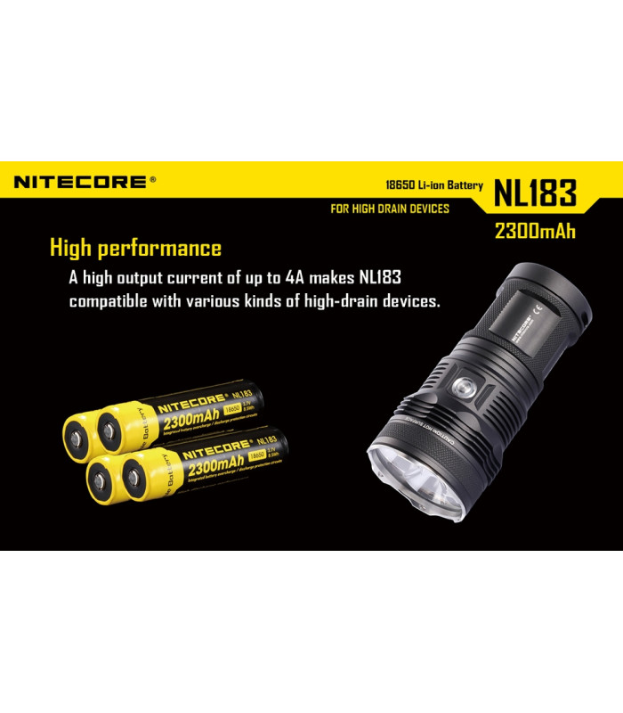 ΜΠΑΤΑΡΙΑ NITECORE 18650 / 2300mAh (τιμή τεμαχίου)