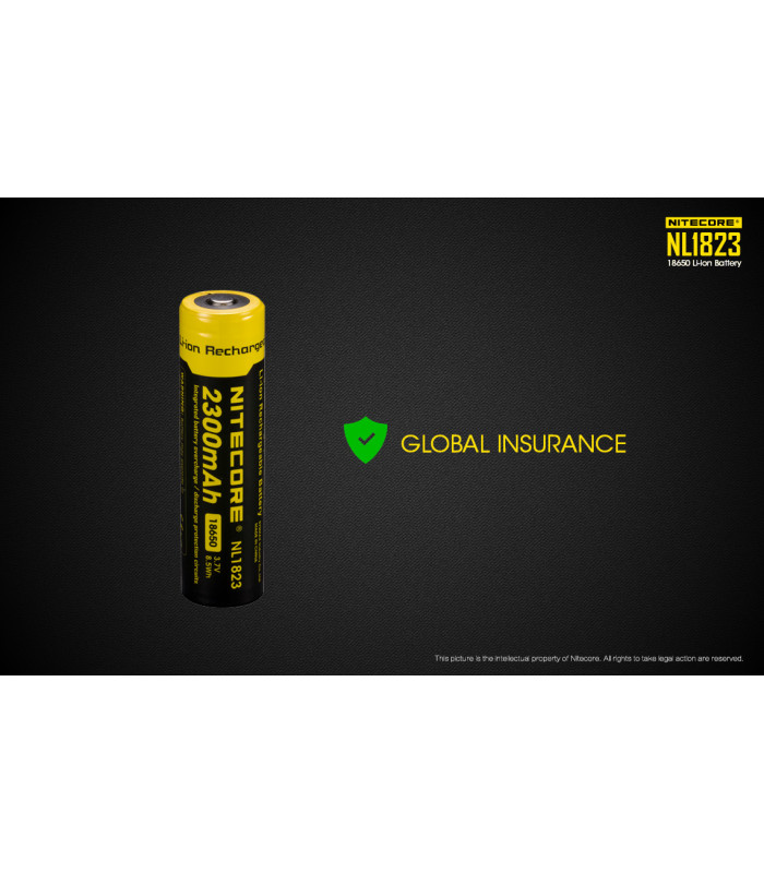 ΜΠΑΤΑΡΙΑ NITECORE 18650 / 2300mAh (τιμή τεμαχίου)