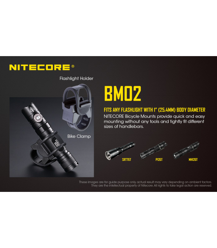 ΒΑΣΗ ΠΟΔΗΛΑΤΟΥ ΓΙΑ ΦΑΚΟΥΣ NITECORE, BM02