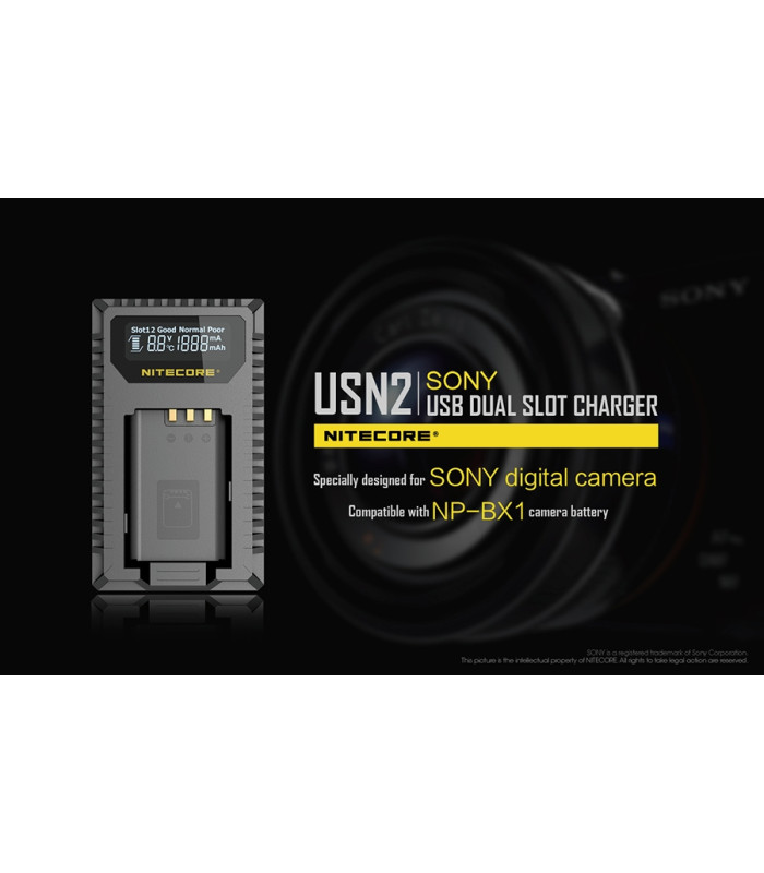 ΦΟΡΤΙΣΤΗΣ NITECORE USN2 για SONY