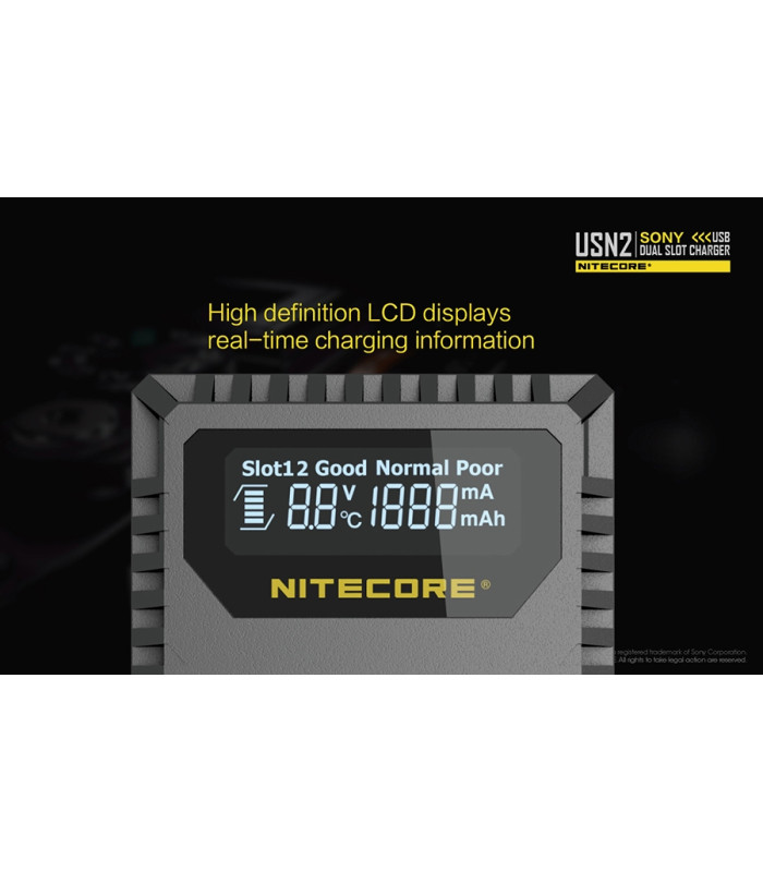 ΦΟΡΤΙΣΤΗΣ NITECORE USN2 για SONY