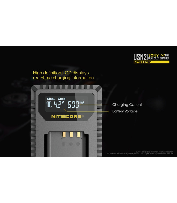 ΦΟΡΤΙΣΤΗΣ NITECORE USN2 για SONY