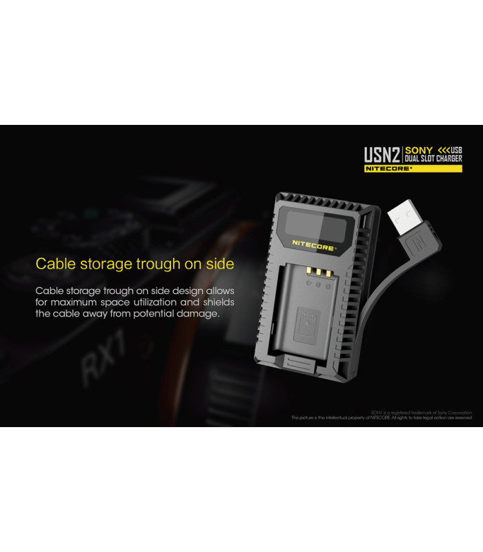 ΦΟΡΤΙΣΤΗΣ NITECORE USN2 για SONY