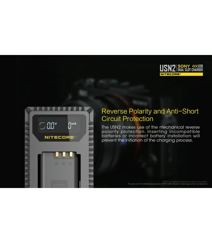 ΦΟΡΤΙΣΤΗΣ NITECORE USN2 για SONY