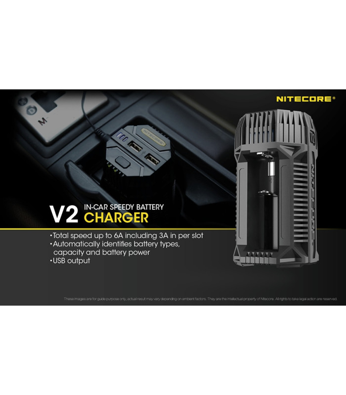 ΦΟΡΤΙΣΤΗΣ NITECORE V2, DC 12V 42W