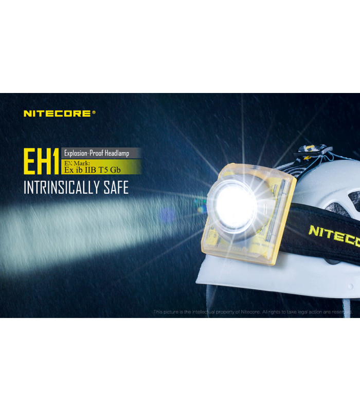 ΦΑΚΟΣ LED NITECORE EXPLOSION-PROOF EH1 / 6500, Κεφαλής Αντιεκρηκτικός