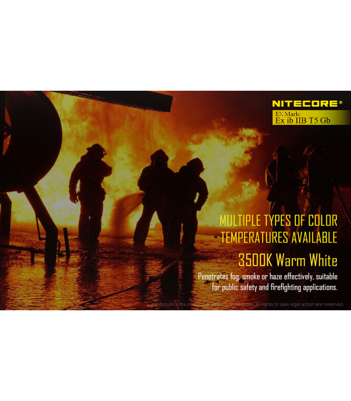 ΦΑΚΟΣ LED NITECORE EXPLOSION-PROOF EH1 / 6500, Κεφαλής Αντιεκρηκτικός