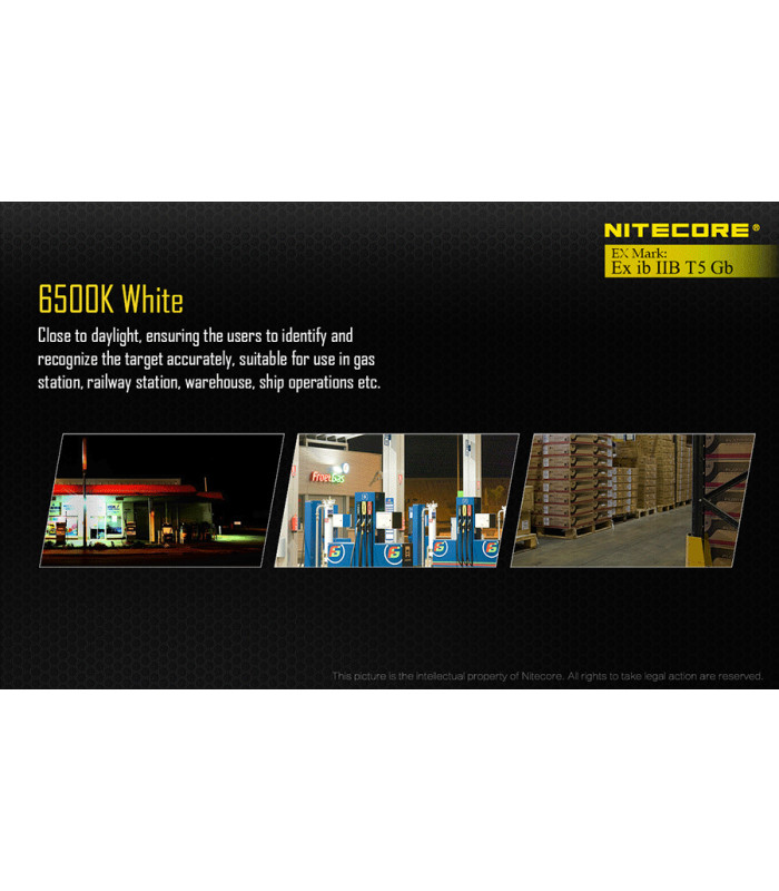 ΦΑΚΟΣ LED NITECORE EXPLOSION-PROOF EH1 / 6500, Κεφαλής Αντιεκρηκτικός