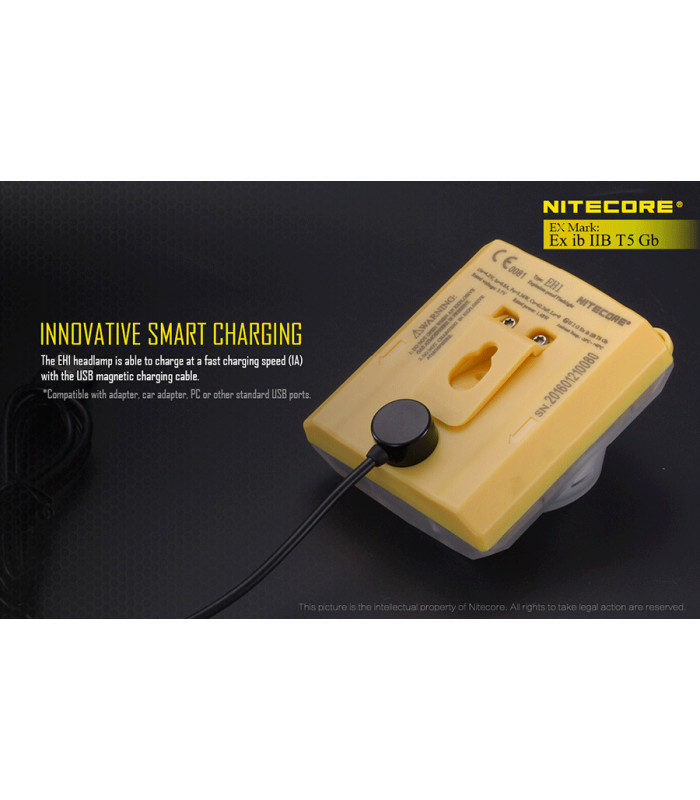 ΦΑΚΟΣ LED NITECORE EXPLOSION-PROOF EH1 / 6500, Κεφαλής Αντιεκρηκτικός