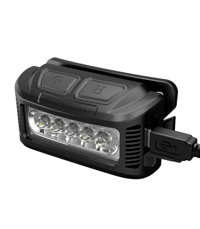 ΦΑΚΟΣ LED NITECORE HEADLAMP NU10, Black+Black Headband_