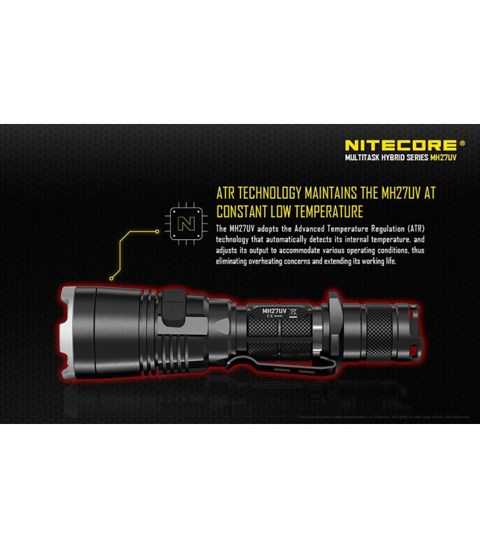 ΦΑΚΟΣ LED NITECORE MULTI TASK HYBRID MH27UV