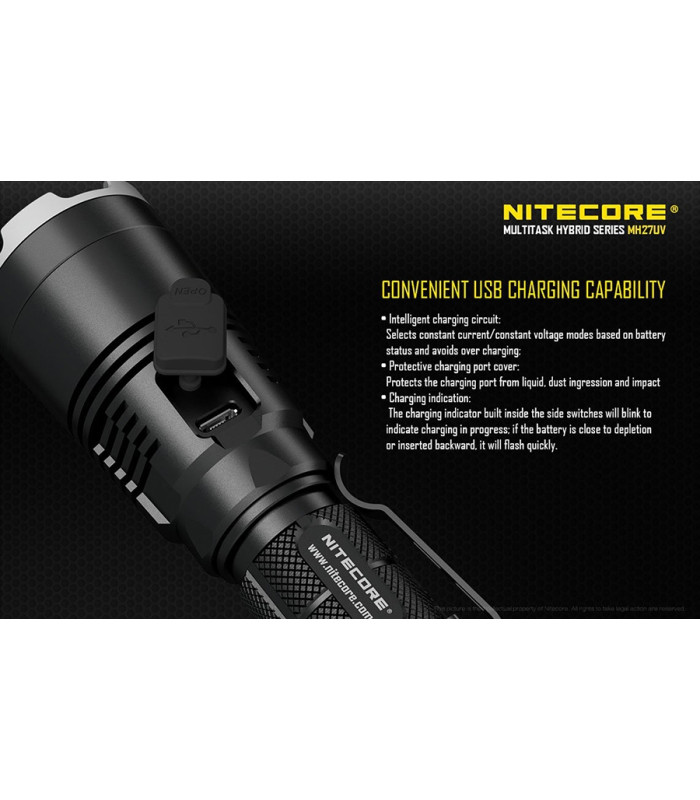 ΦΑΚΟΣ LED NITECORE MULTI TASK HYBRID MH27UV