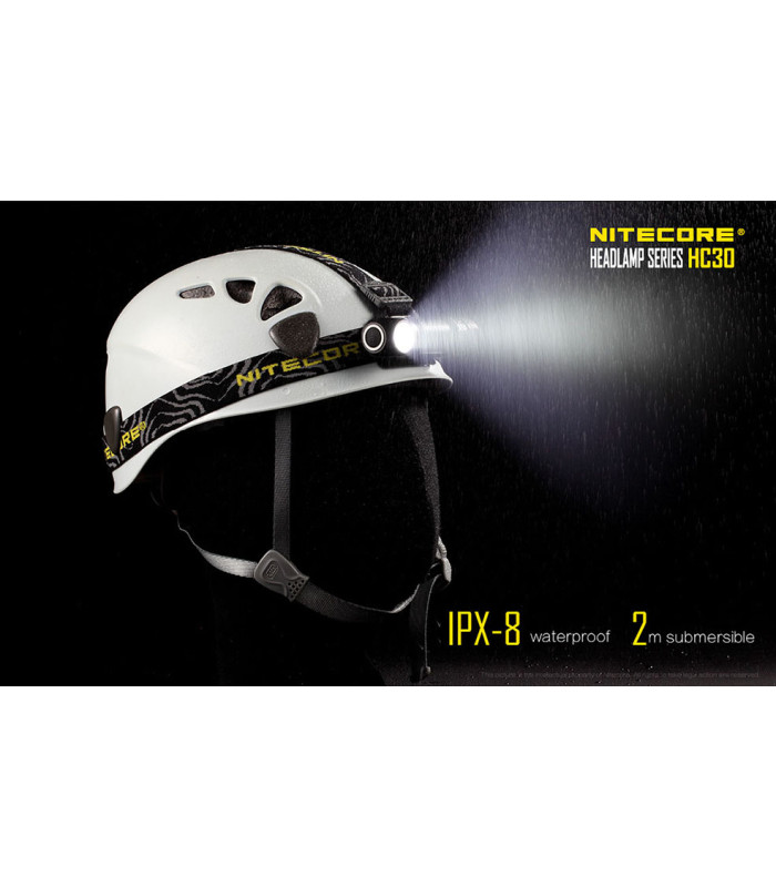 ΦΑΚΟΣ LED NITECORE HEADLAMP HC30, ΚΕΦΑΛΗΣ