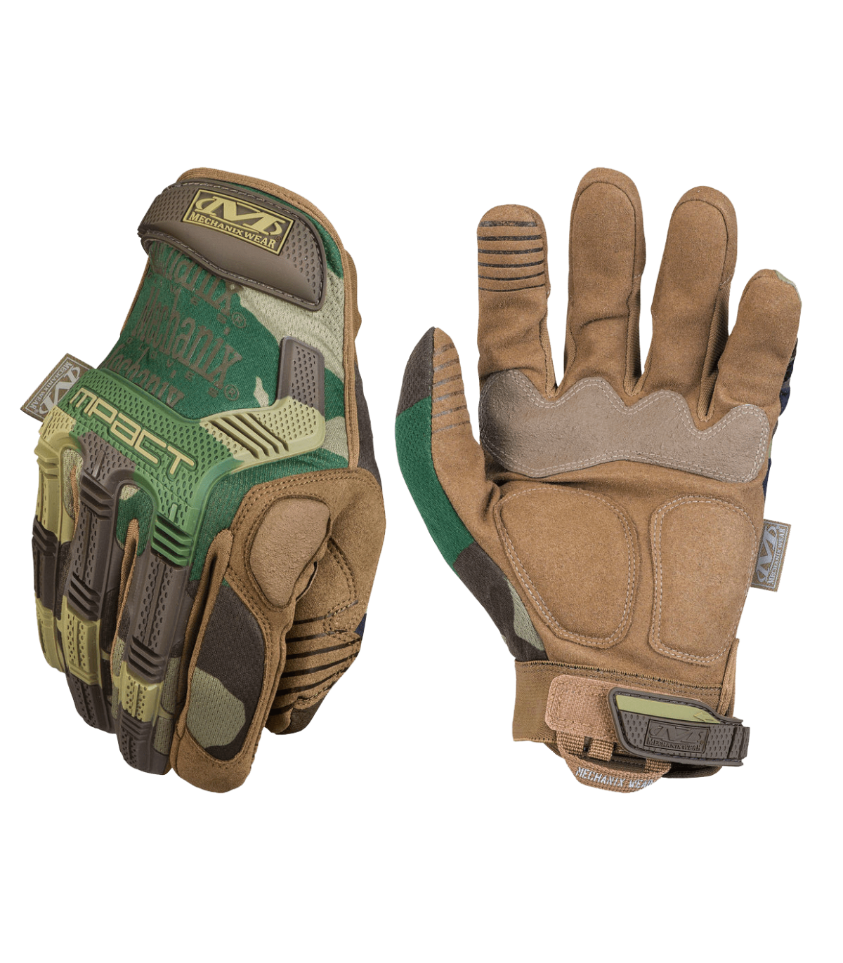 ΓΑΝΤΙΑ MECHANIX, M-pact, Woodland Camo, L