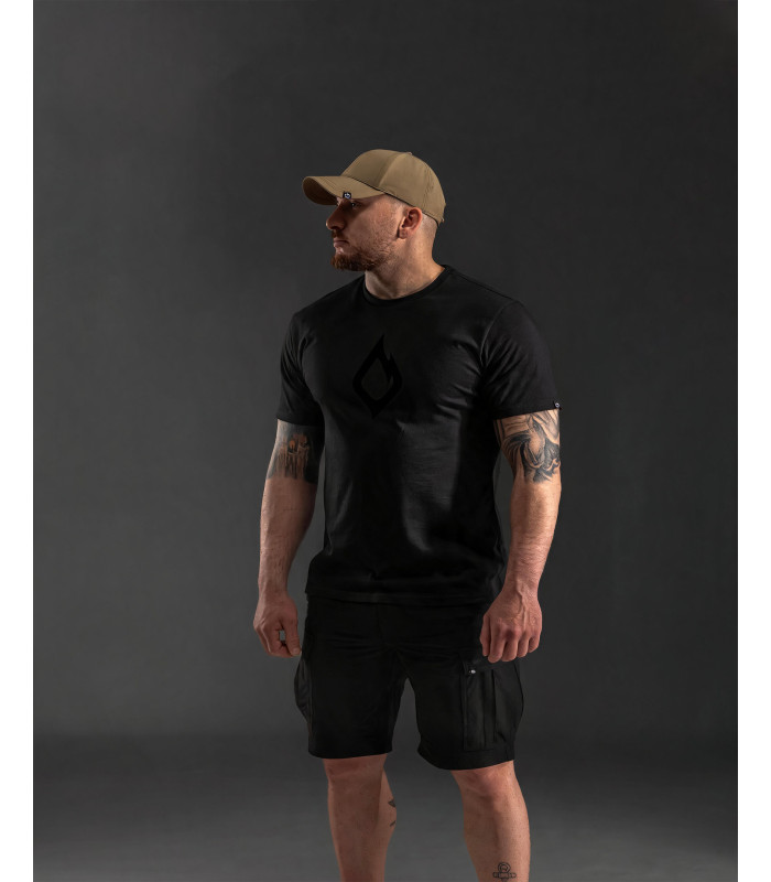 Pentagon Prime Burn Cotton T-Shirt | Sabotage Oddal