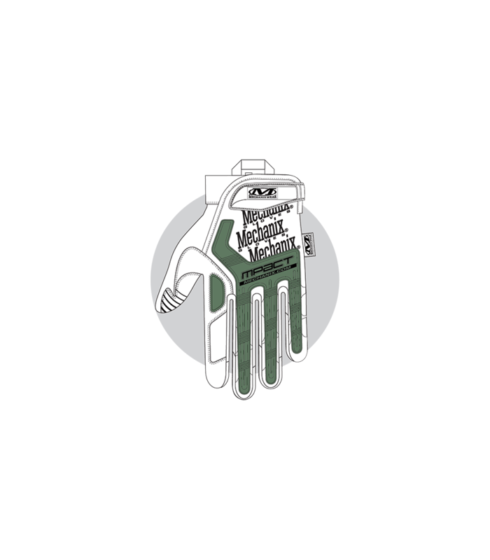 ΓΑΝΤΙΑ MECHANIX, M-Pact, MultiCam, Size M