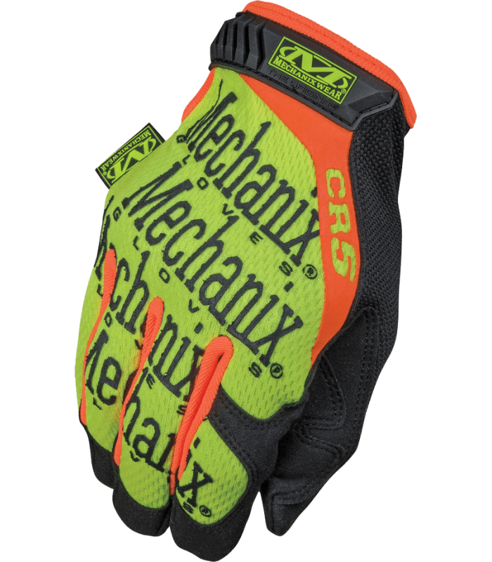 ΓΑΝΤΙΑ MECHANIX, The Original, CR5 Hi-Viz Yellow, Size-MD
