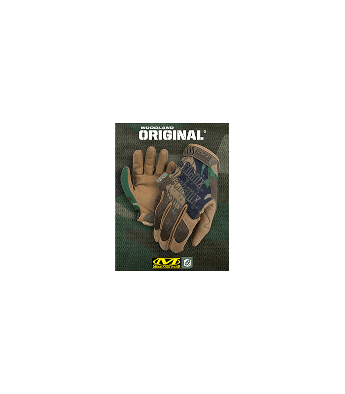 ΓΑΝΤΙΑ MECHANIX, The Original, Woodland Camo, L