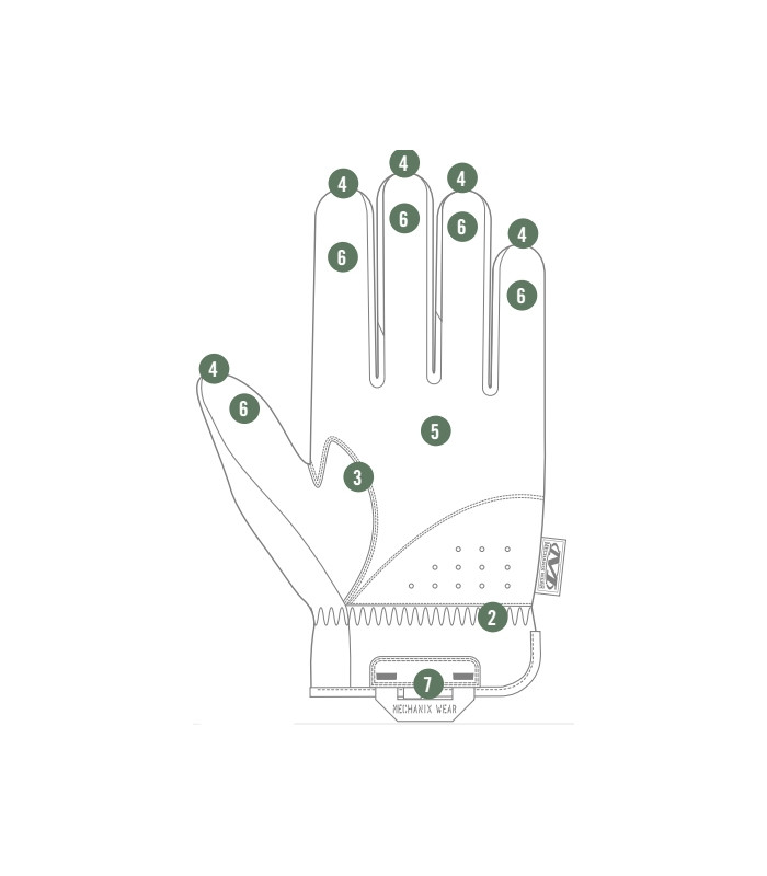 ΓΑΝΤΙΑ MECHANIX, Fastfit, Coyote, LG