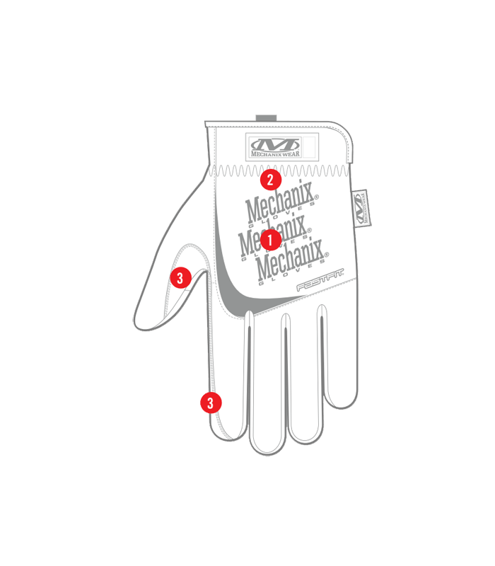 ΓΑΝΤΙΑ MECHANIX, Fastfit, black, Size L