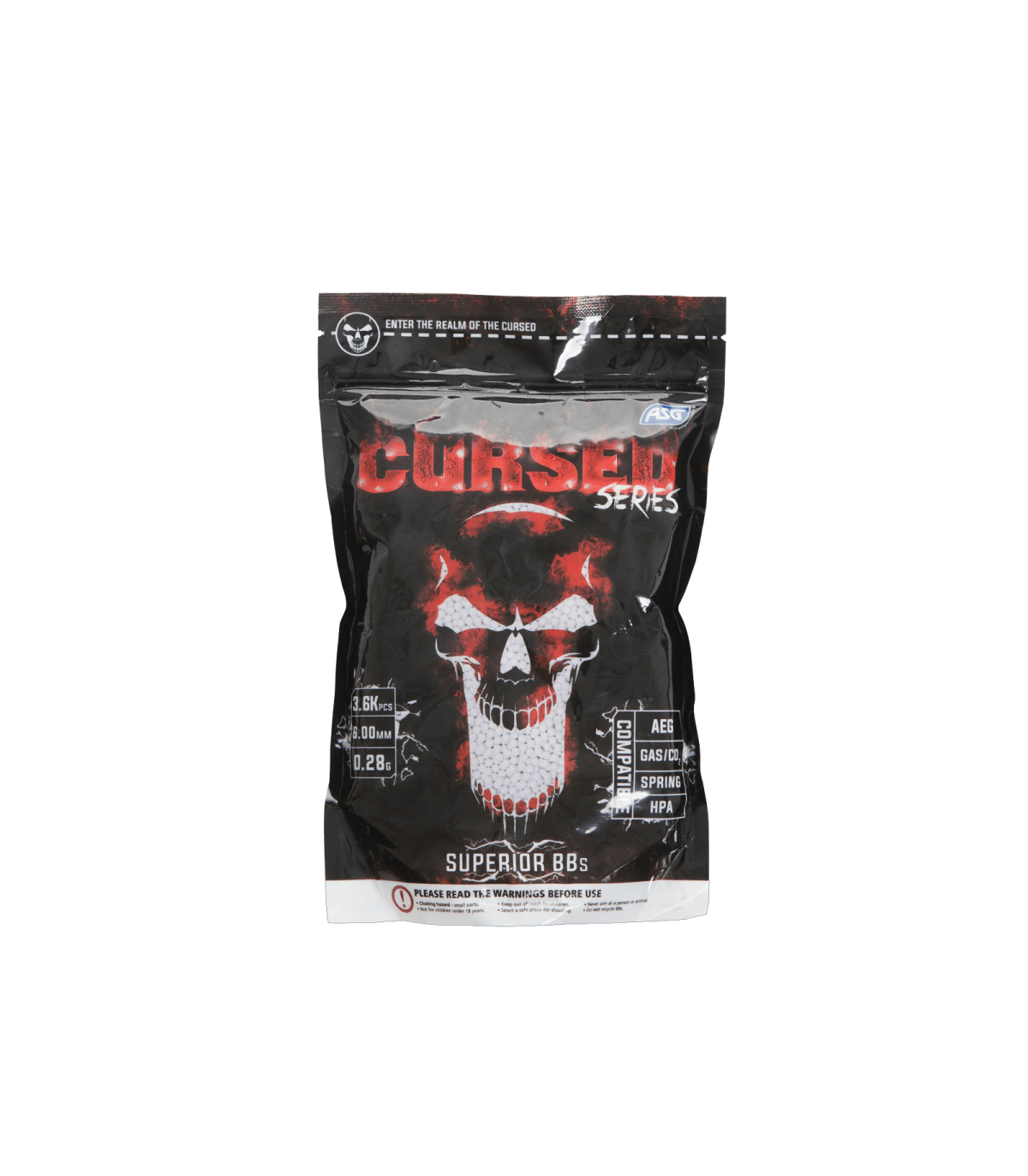 ΜΠΙΛΙΕΣ SOFT CURSED, 0.28g / 3600 pcs. bag