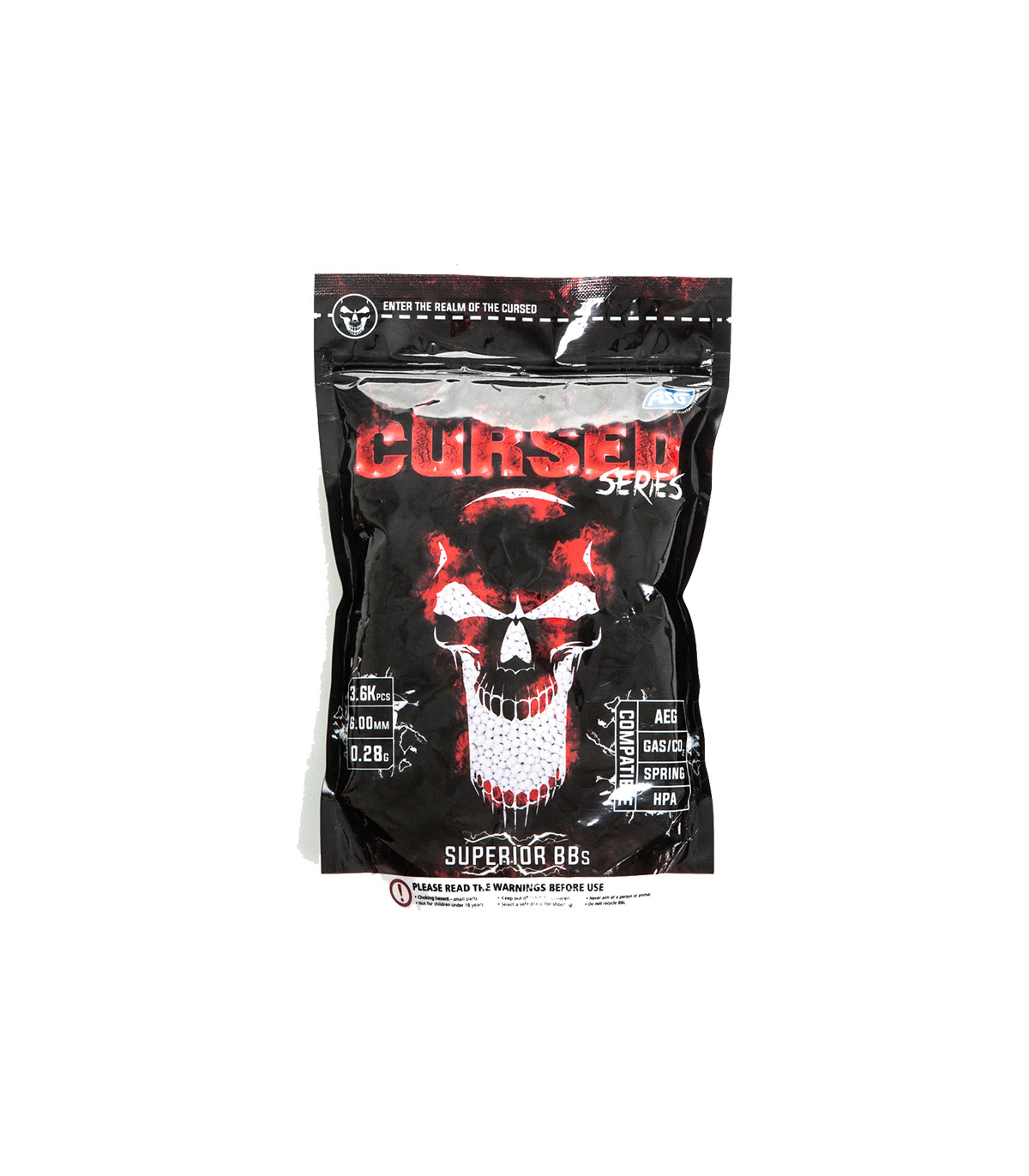 ΜΠΙΛΙΕΣ SOFT CURSED, 0.28g / 3600 pcs. bag