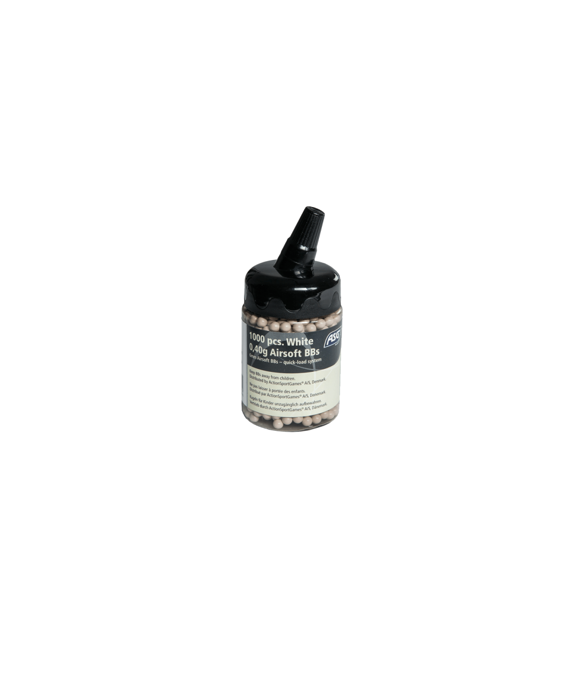 ΜΠΙΛΙΕΣ SOFT ASG BB, 0.40gr/1000pcs White